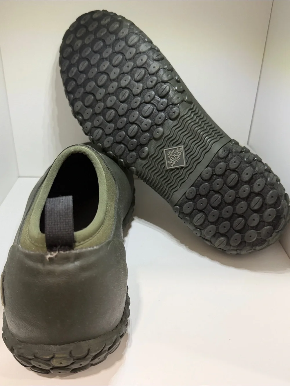 Men's Muckster ll M2L300 Waterproof Slip-On Rain & Snow Boots in Olive Green